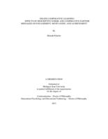 Online cooperative learning : effects of descriptive norms and cooperative partner messages on engagement, motivation, and achievement