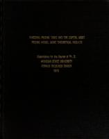 Personal income taxes and the Capital Asset Pricing Model : some theoretical results