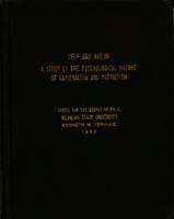 Self and nation : a study of the psychological nature of nationalism and patriotism