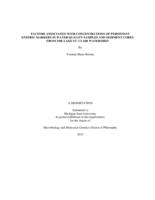 Factors associated with concentrations of persistent enteric markers in water quality samples and sediment cores from the Lake St. Clair watershed