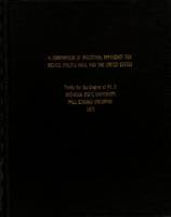 A comparison of industrial efficiency for Mexico, Puerto Rico, and the United States