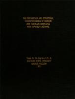 The preparation and structural characterization of niobium and tantalum complexes with dipivaloylmethane