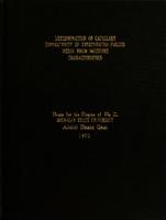 Determination of capillary conductivity of unsaturated porous media from moisture characteristics