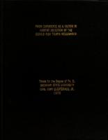 Prior experience as a factor in habitat selection of the cichlid fis Tilapia mossambica