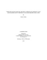 White like (or not like) me : creating a white racial identity scale and examining how it differs by socio-demographic indicators