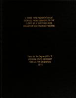 A video-tape presentation of desirable work behaviors to the clients of a sheltered work evaluation and training program