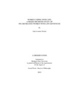 Women coping with life : a mixed methods study of incarcerated women with life sentences