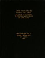 A review and analysis of the humanistic school concept, emphasizing the development of operational human outcomes and school factors