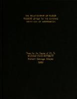 The relationship of blood pressure levels to the chronic inhibition of aggression