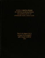 Effects of repeated infusions of hypertonic saline solutions on the electrical activity of hypothalamic neural units of goats