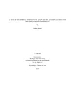 A test of situational strength on adaptability and implications for pre-employment assessments