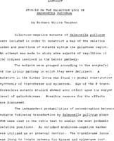 Studies on the galactose loci of Salmonella pullorum