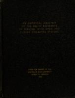 An empirical analysis of the belief referents of persons with open and closed cognitive systems