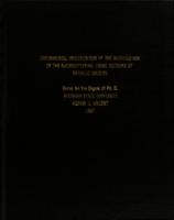 Experimental investigation of the modification of the backscattering cross sections of metallic objects