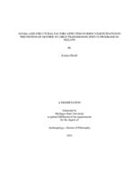 Social and structural factors affecting women's participation in prevention of mother to child transmission (PMTCT) programs in Malawi