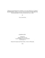 Chinese grandparents in Chinese-Caucasian biracial families : grandparents' ethnic & racial socialization of their biracial grandchildren in the San Francisco Bay Area