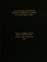 An analysis of the extent of corporate ownership and control by private pension funds