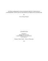 National disidentifications : diasporic identity formation in contemporary Puerto Rican and Dominican narratives of migration