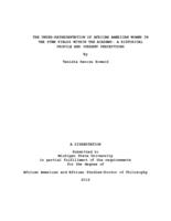 The under-representation of African American women in the STEM fields within the academy : a historical profile and current perceptions