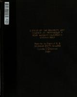 A study of the solubility & fixation of phosphorus in some alkaline calcareous Ontario soils