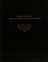 Criterion pattern analysis : a method for identifying predictive item configurations