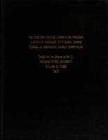 The Thirteen-College Curriculum Program : a study of teachers' attitudinal change toward an innovative science curriculum