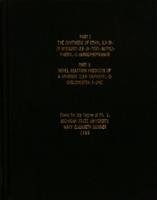 Part I. The synthesis of ethyl 3,3-di-(4-hydroxy-3,5-di-tert-butyl)-phenyl-2-aminopropionate. Part II. Novel reaction products of 4-hydroxy-2,3,4-triphenyl-2-cyclopenten-1-one