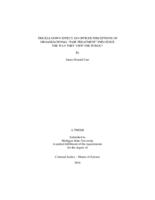 Trickle-down effect : do officer perceptions of organizational "fair treatment" influence the way they view the public?