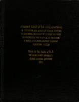 A national survey of the state departments of education and selected school systems to determine methods of student accident reporting for the purpose of designing a model state-wide student accident reporting system