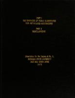 Part I : the synthesis of highly substituted peri-methylated anthracenes ; Part II : Miscellaneous