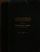 A study of the effect of fire-retardant treatments of six hardwood species