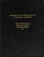 Relationship of family economic help patterns to specific family characteristics