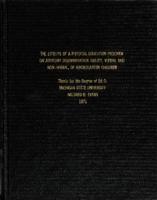 The effects of a physical education program on auditory discrimination ability, verbal and non-verbal, of kindergarten children