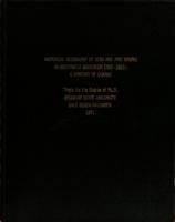 Historical geography of lead and zinc mining in southwest Wisconsin, 1820-1920 : a century of change