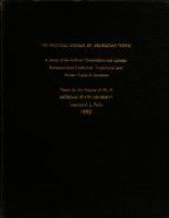 The political worlds of Jerusalem's people : a study of the political orientations and cultural backgrounds of traditional, transitional, and modern types in Jerusalem