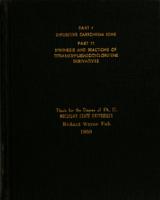 Part I.-Dipositive carbonium ions. Part II.-Synthesis and reactions of tetramethylbenzocyclobutene derivatives