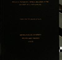 A study of the relationship of selected factors to academic success in professional physical education at the University of Illinois (Chicago)