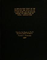 An exploratory study of the derivation and retention of higher-order coding schemes during the formation of verbal associations