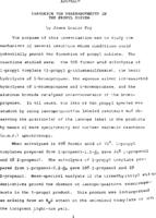 Carbonium ion rearrangements in the propyl system