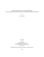 To what water price do consumers respond? : a study of increasing block rates and mandatory water restrictions