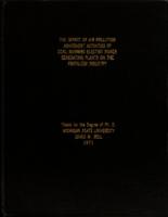 The impact of air pollution abatement activities of coal-burning electric power generating plants on the fertilizer industry