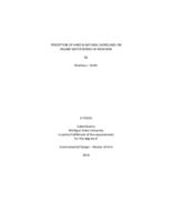 Perception of hard & natural shorelines on inland water bodies in Michigan