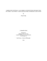 Combination of physical and chemical interventions for reduction of loosely and tightly associated bacteria on broiler carcass skin