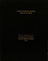 A survey of Canadian broadcast news staffs, 1968-70