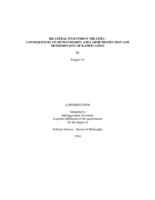 Bilateral investment treaties : consequences on human rights and labor protection and determinants of ratification
