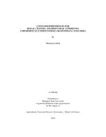 Consumer preferences for retail channel and beef steak attributes : experimental evidence from Argentinean consumers