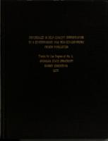 Differences in self-concept identification by a schizophrenic and non-schizophrenic prison population