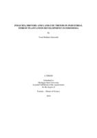 Policies, drivers and land-use trends in industrial forest plantation development in Indonesia