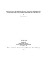 An investigation of the impact of trust, knowledge, and dependence asymmetries on relational performance in buyer-supplier dyads