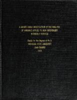 A Monte Carlo investigation of the analysis of variance applied to non-independent Bernoulli variates